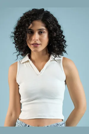 Mayra Women Cotton Tank Crop Top