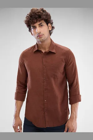 SPYKAR Men Slim Fit Solid Casual Shirt