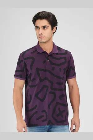 SPYKAR Men Printed Polo Collar Slim Fit T-shirt