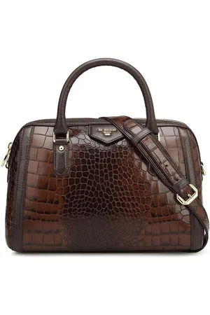 Da Milano Women Textured Structured Leather Handheld Bag