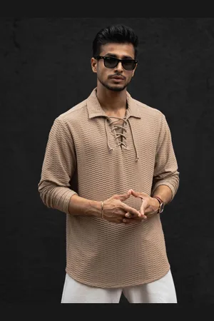 Powerlook Men Solid Polo Collar T-shirt