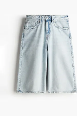 H&M Women Pure Cotton Denim Shorts