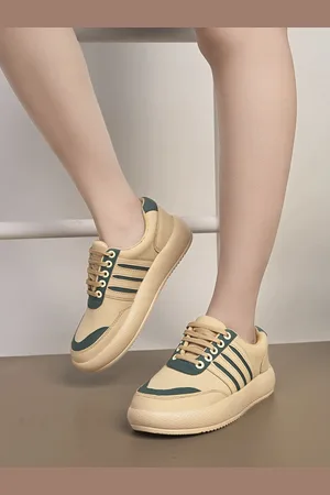 Killer Women Round Toe Lace-Up Casual Sneakers