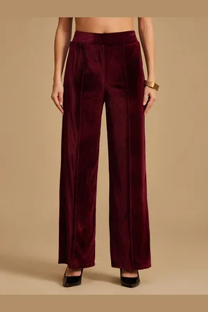 Kazo Women High Rise Pleated Trouser