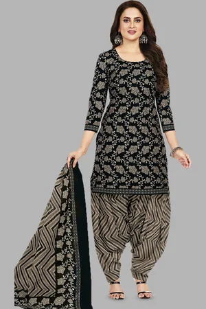 Miraan Floral Printed Pure Cotton Unstitched Dress Material