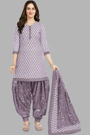 Miraan Floral Printed Pure Cotton Unstitched Dress Material