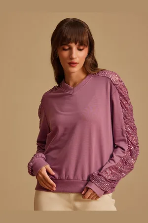 Kazo Sequinned Pullover Sweatshirt