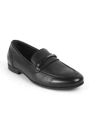 Tresmode Men Round Toe Leather Loafers