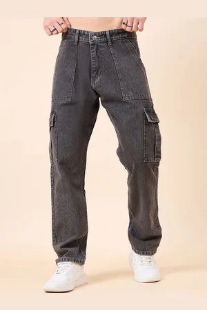 Studio Nexx Men Relaxed Fit Mid-Rise Cargo Jeans