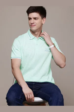 Nautica Men Polo Collar Pure Cotton T-shirt