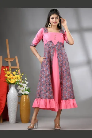 Charukriti Ajrat Ethnic Motifs Printed Ethnic A-Line Midi Dress