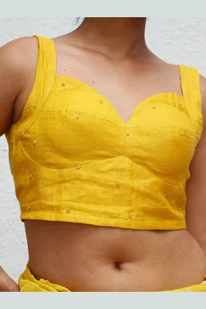 Chidiyaa Embellished Saree Blouse