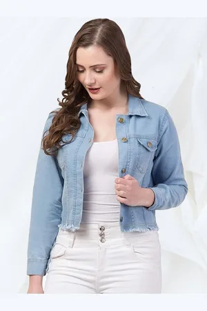 Funday Fashion Women Washed Cotton Jacket