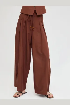 COVER STORY Women Pleated Wide Leg Trouser