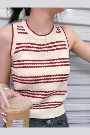 Stylecast Women Horizontal Striped Round Neck Top