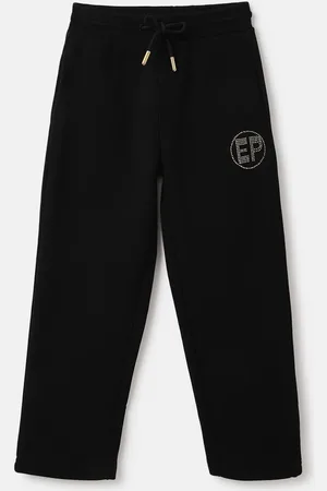 Elle Girls Cotton Relaxed Fit Track Pants