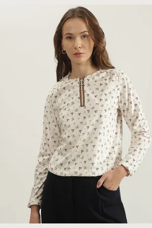 ICONIC Women Floral Printed Cotton Top