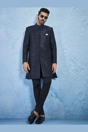Vastramay Men Self-Design Sherwani Set