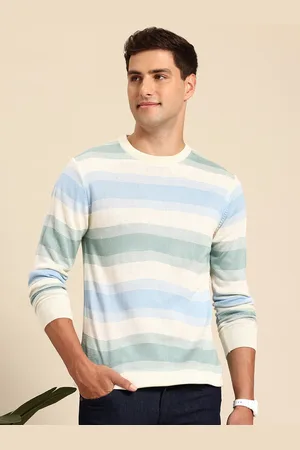 Mast & Harbour Men Striped Pullover