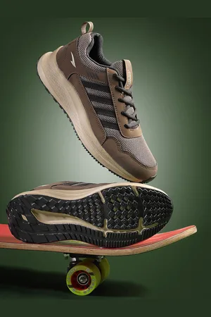 ASIAN Men Mesh Running Lace-Ups Non-Marking Shoes