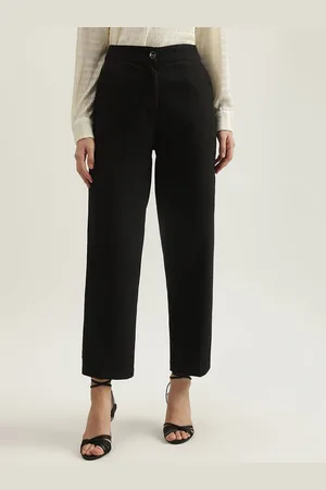 ICONIC Women High-Rise Regular Trousers