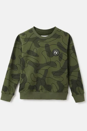Blue Giraffe Boys Printed Sweatshirt