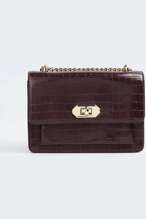 Lifestyle Women Textured Crossbody Sling Bag