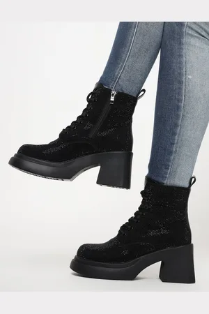Truffle Collection Women Block-Heeled Regular Ankle Boots