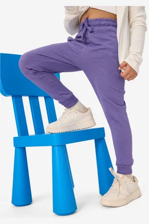 The Souled Store Infant Girls Pure Cotton Mid Rise Joggers