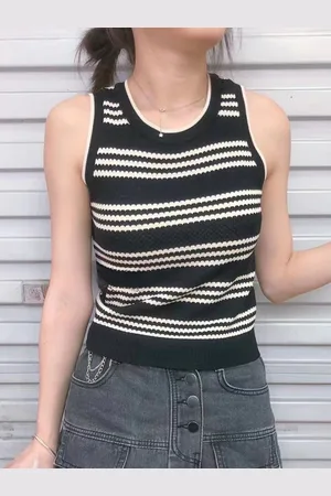 Stylecast Women Horizontal Striped Round Neck Top