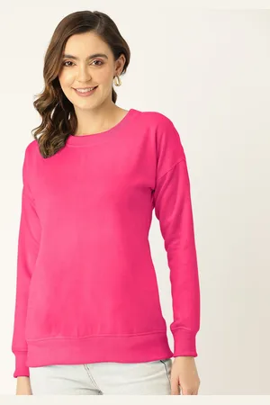 BRINN Women Round Neck Solid Casual Pullover