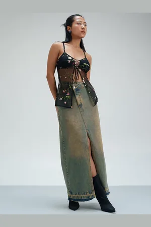 FREAKINS Women A-Line Maxi Skirts