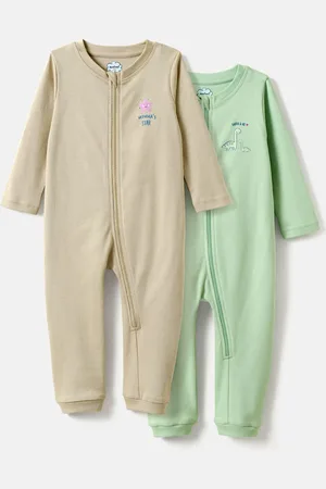 Nauti Nati Kids Pack Of 2 Cotton Sleepsuits