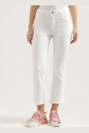 Benetton Women Bootcut High-Rise Jeans