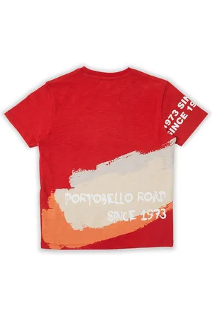 Pepe Jeans Boys Tamaki Colourblocked Round Neck Pure Cotton T-shirt