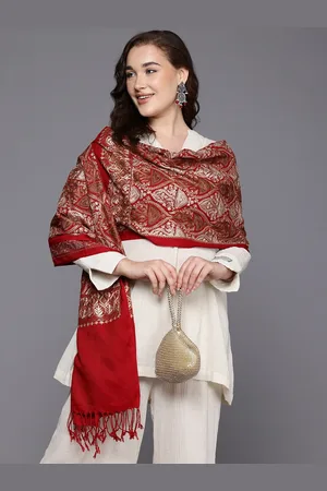 Cayman Woven Design Woollen Stole