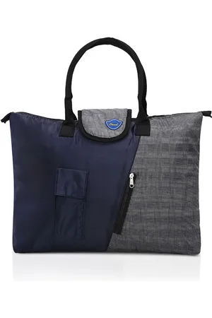 Kuber Industries Unisex Checked Shopper Handheld Bag