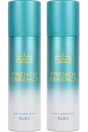 FRENCH ESSENCE Men Set Of 2 Bleu No Gas Deodorants - 120ml Each