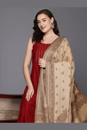 Cayman Ethnic Motifs Woven Design Woollen Shawl