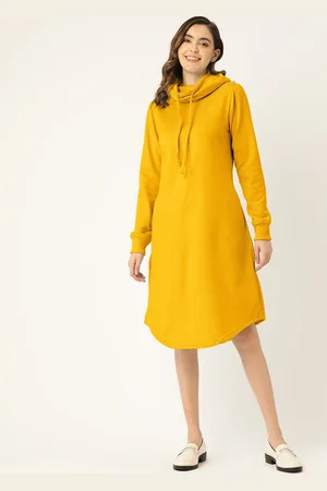 BRINN Women Cowl Neck Jumper Dress