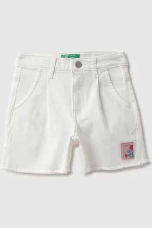 Benetton Girls Mid-Rise Shorts