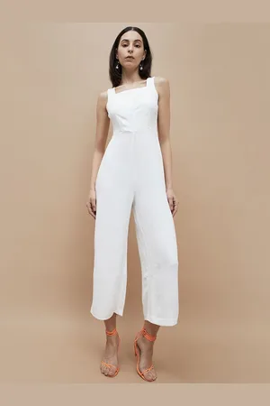 Lifestyle Women Square Neck Basic Jumpsuit