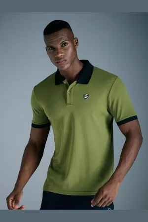 SG Men Solid Polo Collar T-shirt