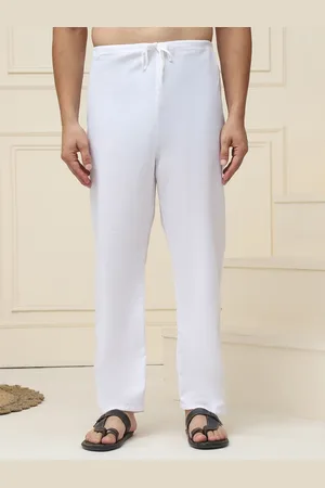 SOJANYA Men Solid Mid-Rise Pure Cotton Pyjama