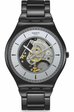 Swatch Unisex Skeleton Dial & Bracelet Style Straps Analogue Watch SS07B113G_WATCH