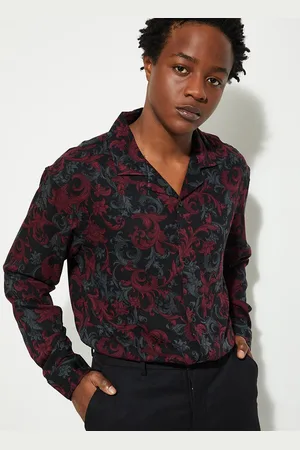 Max Collection URB_N Men Oversized Printed Resort Shirt