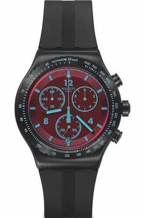 Swatch Unisex Embellished Dial & Straps Analogue Watch YVB417_WATCH