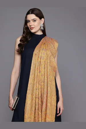 Cayman Ethnic Motifs Woven Design Woollen Shawl