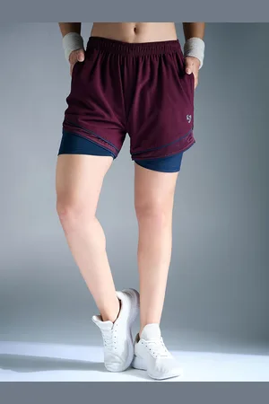 SG Women Printed Sports Shorts