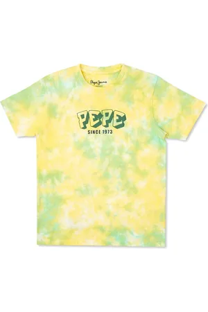 Pepe Jeans Boys Typography Printed Round Neck Pure Cotton T-shirt